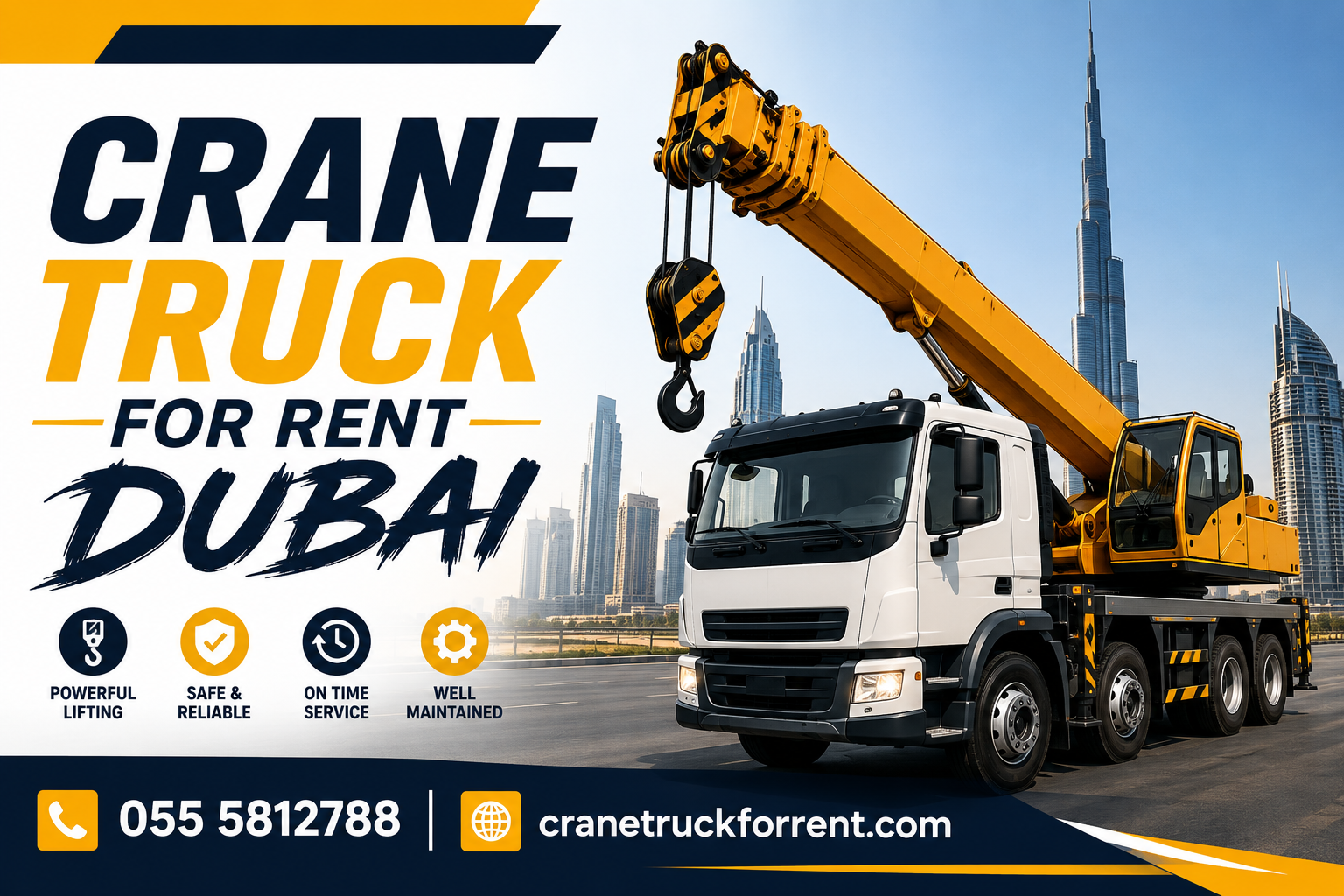 Crane truck rental in Dubai(1)