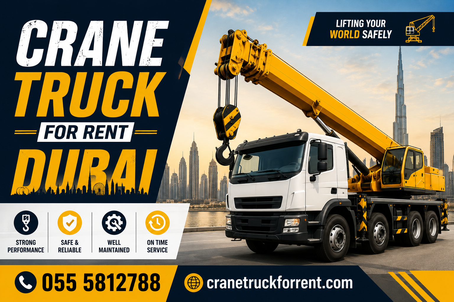 Crane truck rental in Dubai(2)